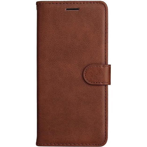 MU Classic Classic IV Leder Bookcover Series (Samsung Galaxy A73 5G), Smartphone Hülle, Braun