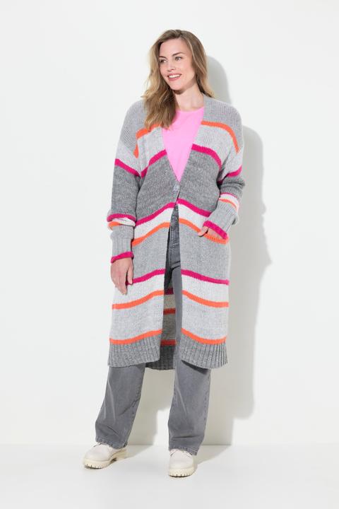 Immagine prodotto Laurasøn Cardigan lungo con abbottonatura, maniche lunghe e tasche (L)
