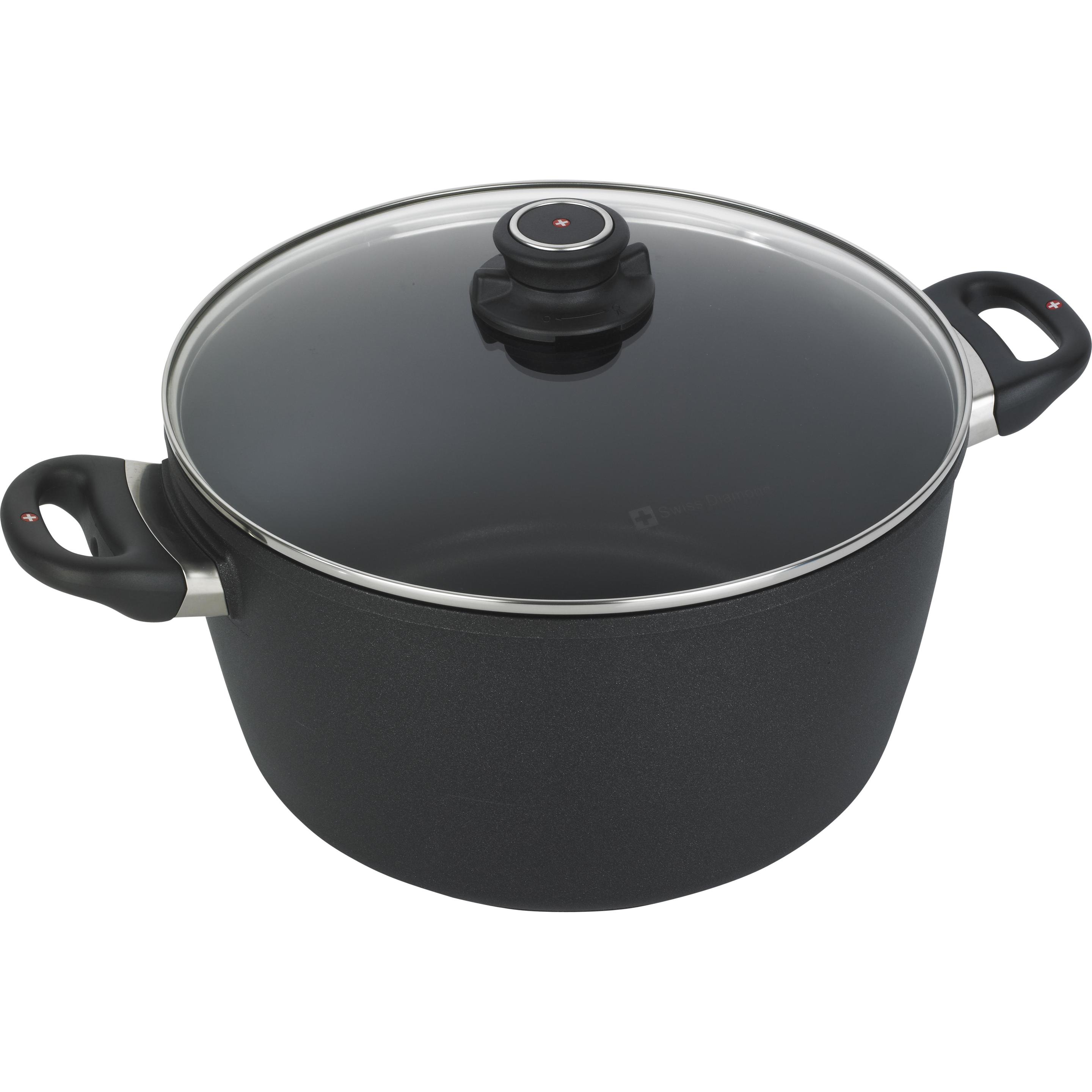 Swiss Diamond XDClassic, Pfanne + Kochtopf, Schwarz