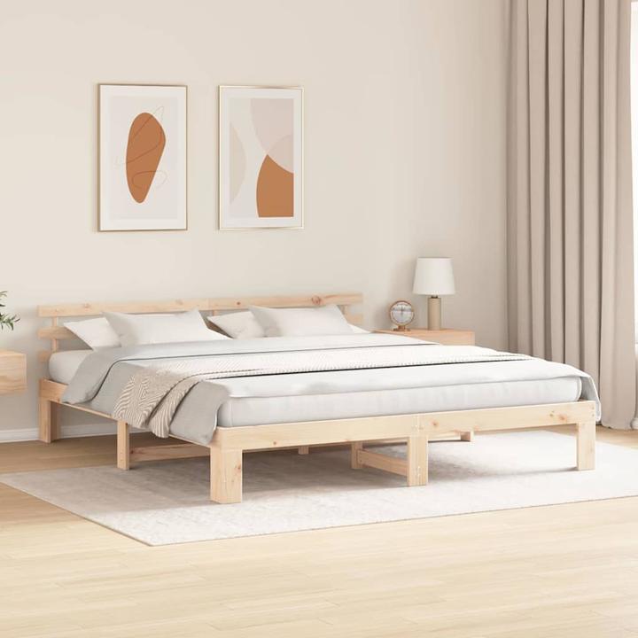 Image du produit vidaXL Moderner Bettrahmen (200 x 200 cm)