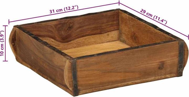 Immagine prodotto VidaXL Scatola portaoggetti (31 x 29 x 10 cm)