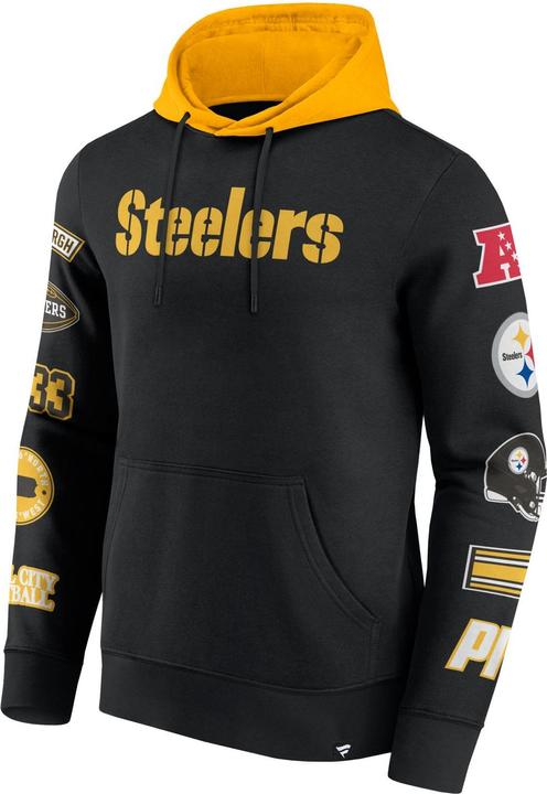 Immagine prodotto Fanatics Felpa con cappuccio Pittsburgh Steelers NFL - L (L)