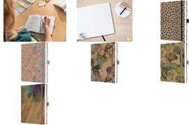 Actual product image Jolie Notizbuch A5 Pure Ginkgo (152 x 203 mm, Lined, Hardcover)