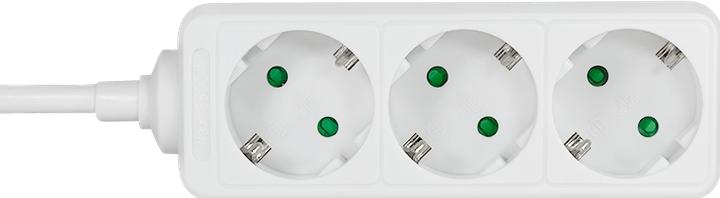 Actual product image LogiLink socket strip (3 x, CEE 7/3, 1.50 m)