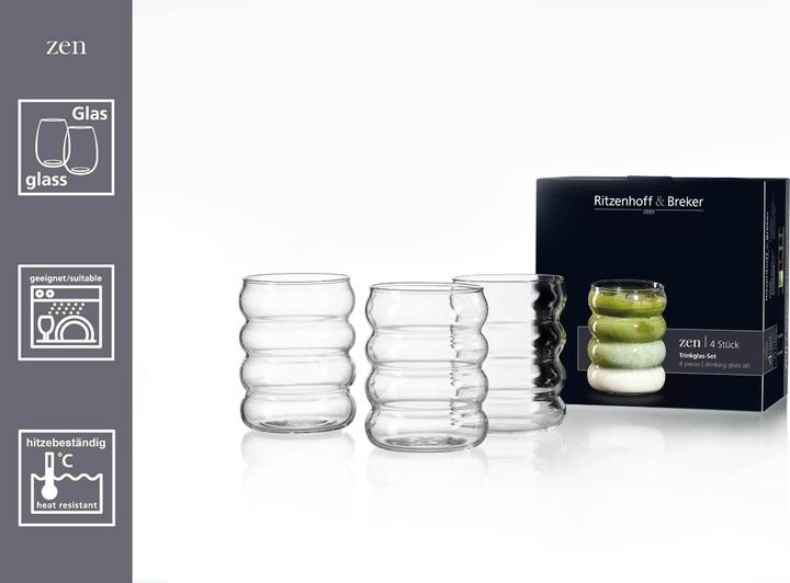 Produktbild Ritzenhoff & Breker Zen Trinkgläser-Set (0.30 l, 4x)