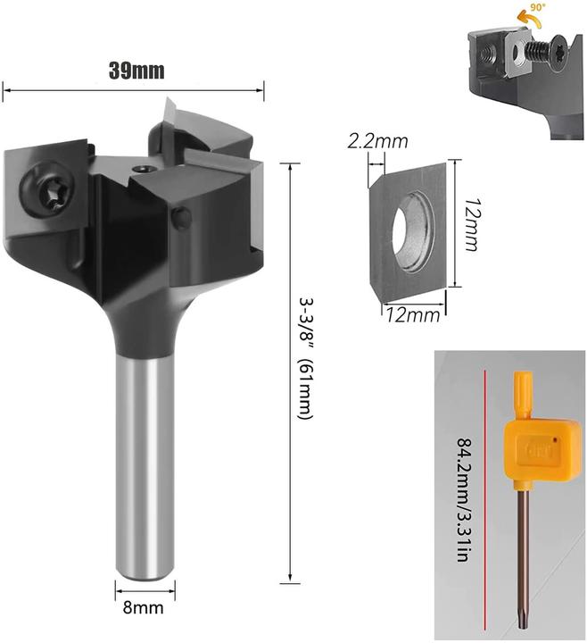 Image du produit Sinoprotools Fraise à surfacer