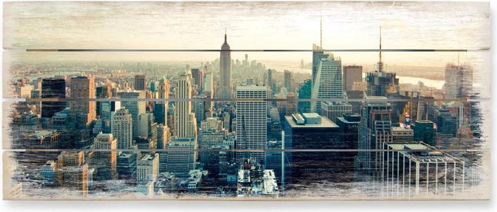 Produktbild Trenddeko Skyline von New York City - Panorama (40 x 100 cm)