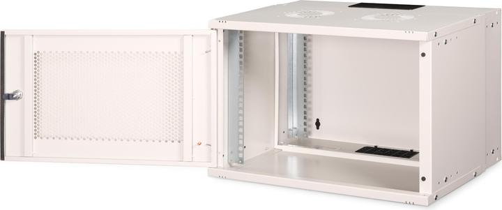 Produktbild Digitus 19" 7HE Wandgehäuse, SOHO PRO perforierte Tür, 370 x 540 x 400 mm, grau (10.86 HE, 19 Zoll Rack)