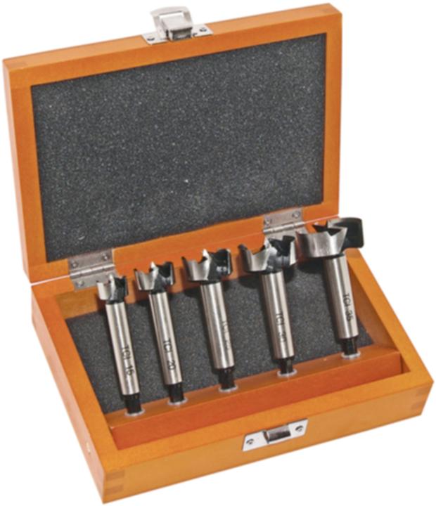 technocraft Kit de perçage de trous de noeuds (15 mm, 20 mm, 25 mm, 30 mm, 35 mm)