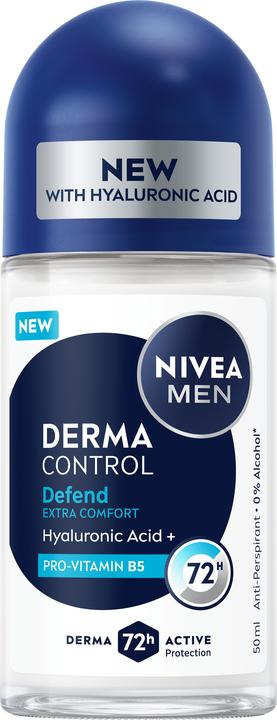 Produktbild NIVEA Derma Control Defend Male Roll-on 50ml (Roll-on, 50 ml)