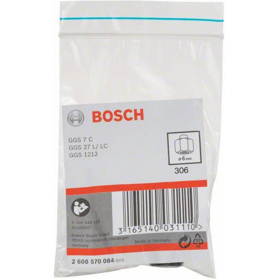 Thumbnail - Bosch Professional Zubehör, Zubehör Maschine, Spannzange mit Spannmutter, 6 mm, für Bosch-Geradschleifer