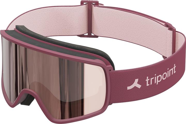 Matt Burgundy, Pink/Silver Mirror