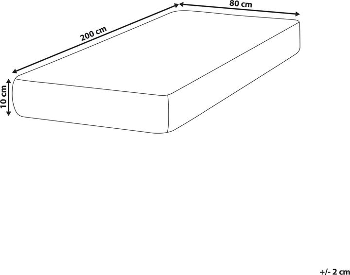 Actual product image Beliani Petite (2x80x200 cm, Foam core)