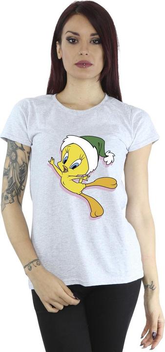 Immagine prodotto Looney Tunes Tweety Christmas Hat Maglietta Donna (M)