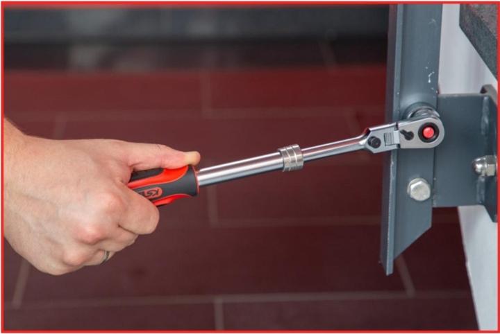 Actual product image KS Tools 3/8" SlimPOWER telescopic joint reversible ratchet (3/8")