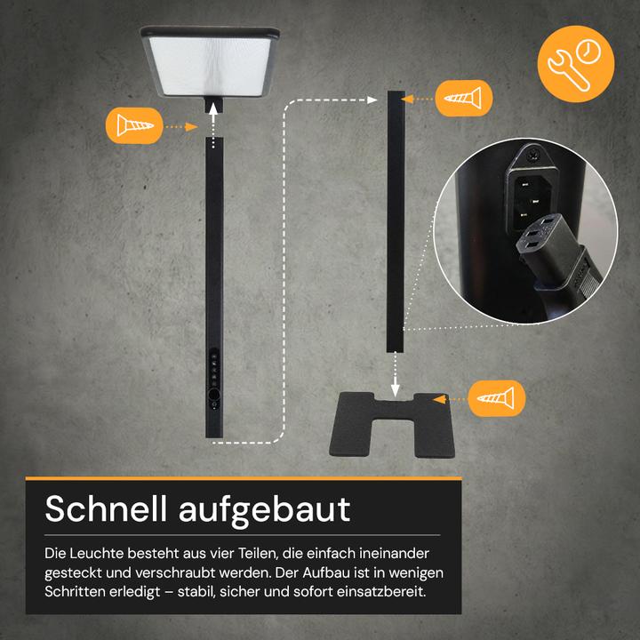 Produktbild Enovalite LED Büro-Stehleuchte Up&Down mit Sensor