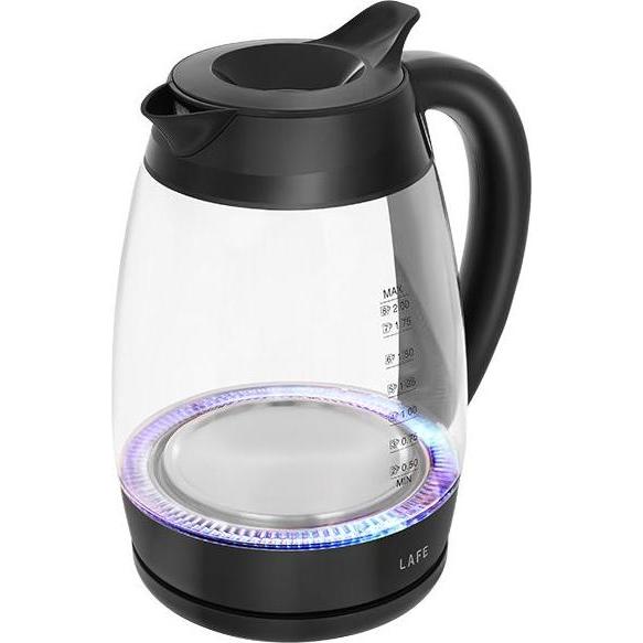 Lafe Czajnik elektryczny Essential XL, Bollitore, Nero, Trasparente