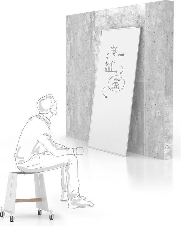 Image du produit Magnetoplan REFLEXIONS SUR LE DESIGN - Tableau blanc (90 x 178 cm)