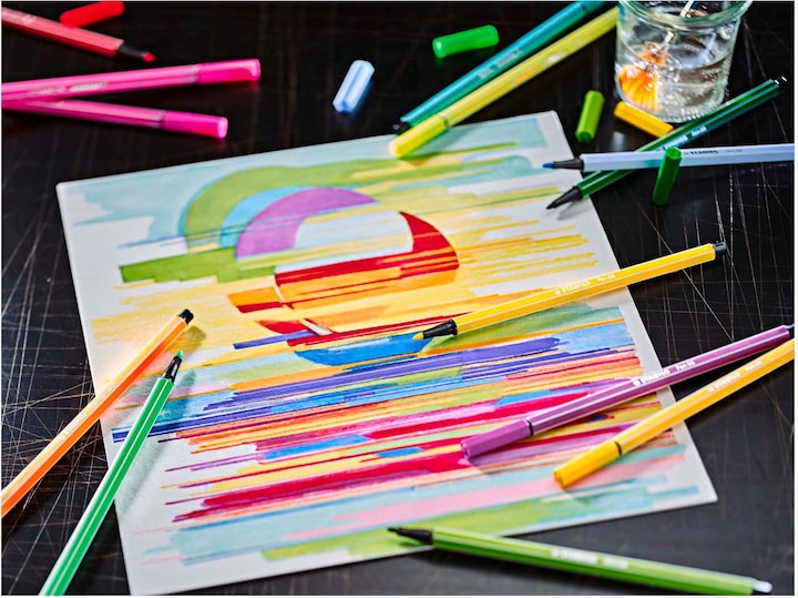 Produktbild STABILO Pen 68 Premium-Filzstift (Mehrfarbig, 40 x)