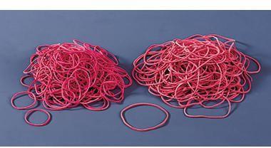 Actual product image Neutralware Rubber ring 100mm rubber red 500pcs/pack. (500 pcs.)
