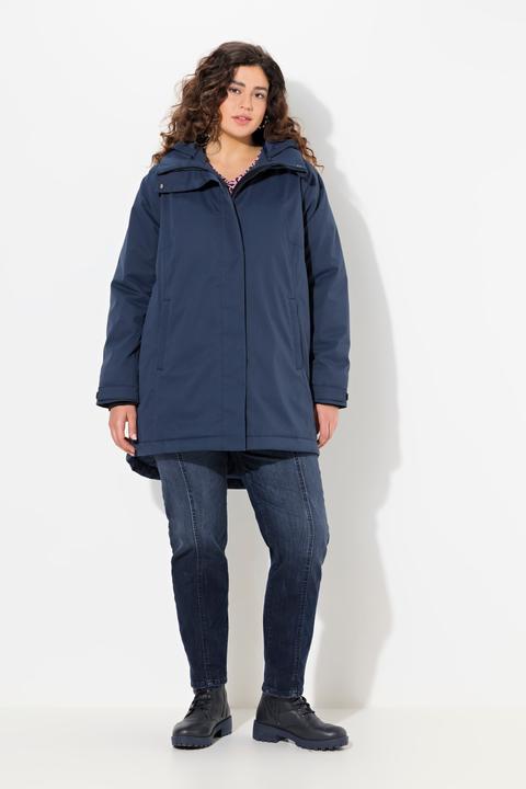 Produktbild Ulla Popken HYPRAR Funktionsjacke, wasserdicht, Kapuze, recycelt (46, 48)
