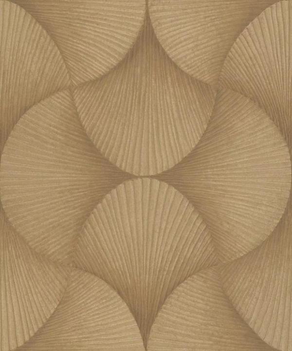 Productafbeelding Rasch Vinyl Behang Vlies Base 608243 Goud Groot Geom