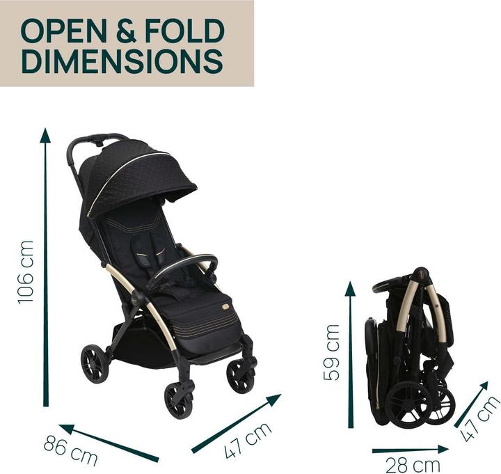 Actual product image Chicco 4-Wheel Stroller Goody Xplus Twinkle