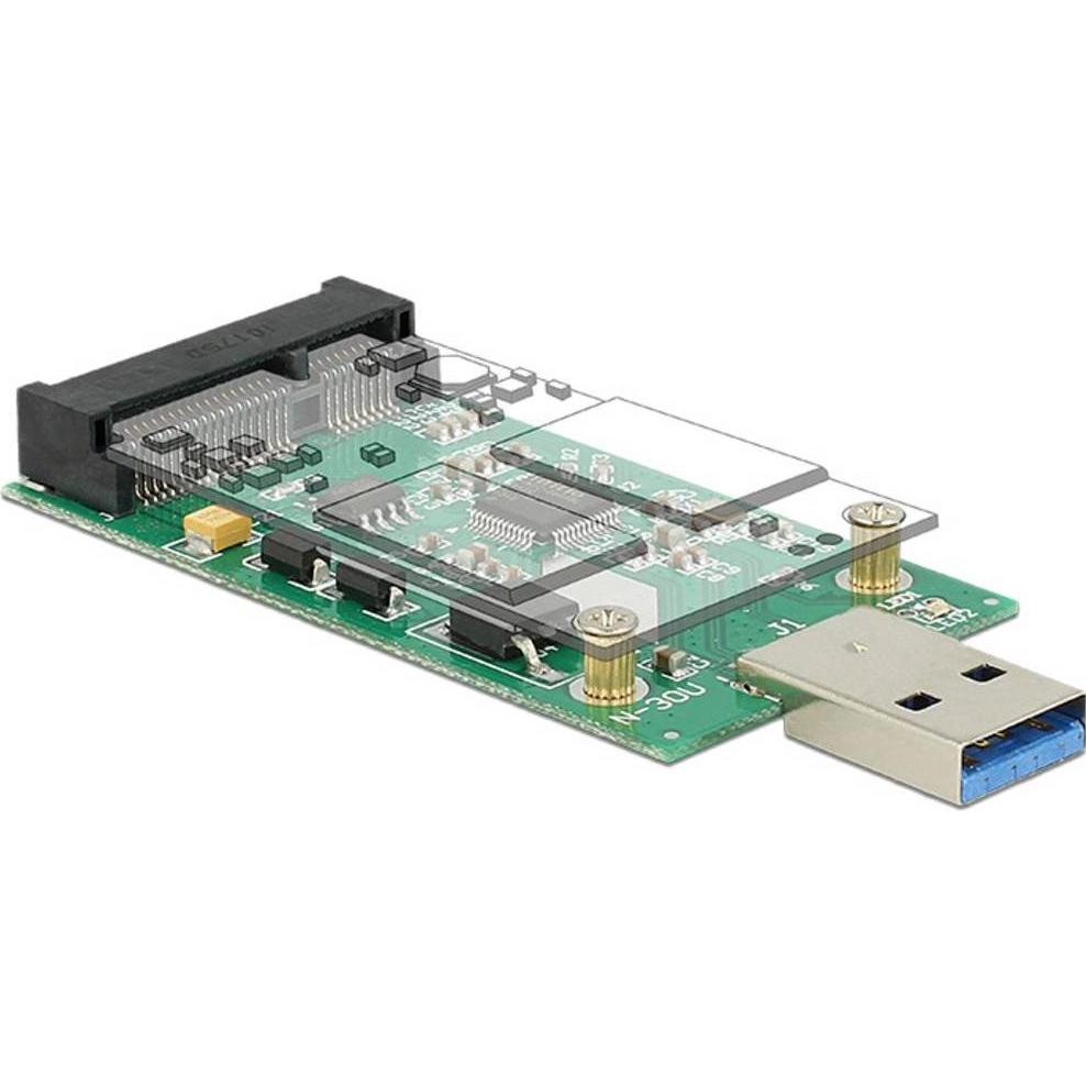 Delock Convertitore connettore USB > mSATA full size, Scheda controller