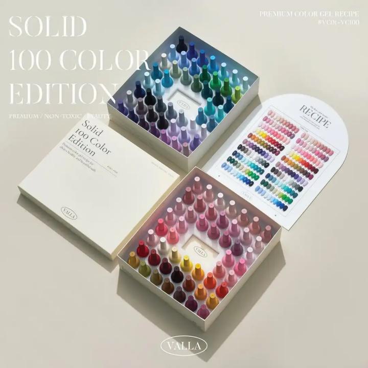 Produktbild Valla Solid 100 Non-Wipe Color Collection 100pcs/set