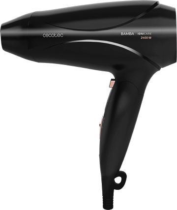 Image du produit Cecotec Sèche-cheveux ionique avec diffuseur Bamba IoniCare 5450 Power & Go Pro Ice 2400W Bronze (2400 W)