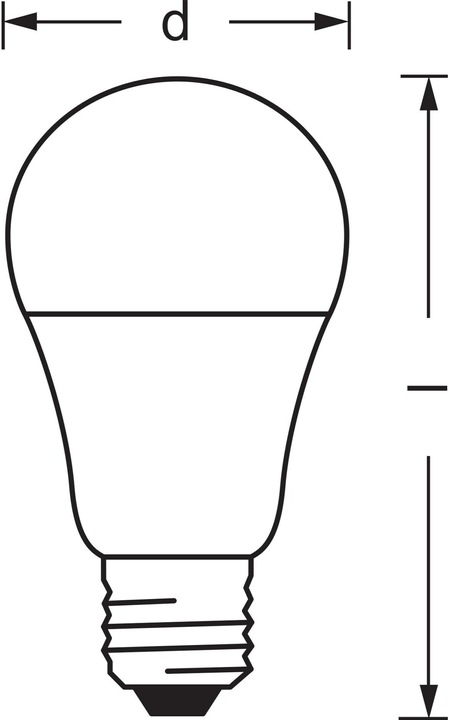 Actual product image Ledvance Smart Classic 60 (E27, 9 W, 806 lm, 3 x, F)