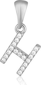 Image du produit JVD Pendentif en argent avec zircons lettre "H" SVLP0948XH2BI0H