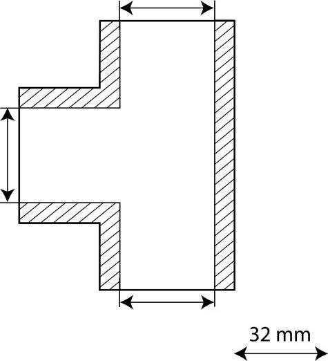 Actual product image Koi-Breeder PVC-U T-piece