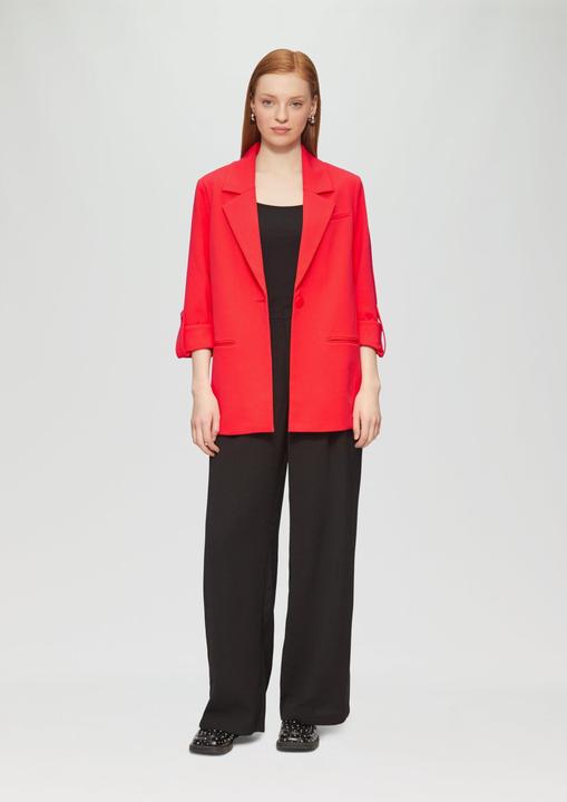 Immagine prodotto S.Oliver Indoor-Blazer Interlock-Blazer mit Krempelarm (Banda radio 38 (2600 MHz))