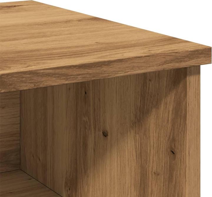 Produktbild vidaXL Nachttisch Nachtschrank Nachtkommode Nachtkonsole Stauraum Artisan-Eiche (40 x 36 x 65 cm)