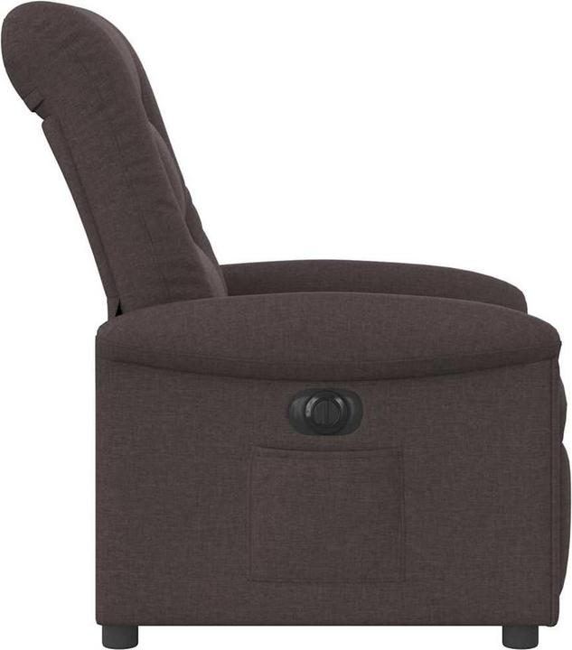 Produktbild vidaXL Relaxsessel Elektrisch Dunkelbraun Stoff
