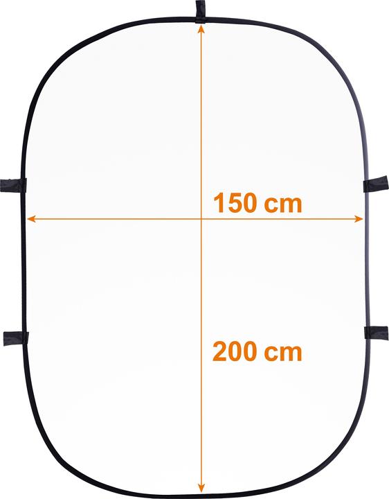 Produktbild Walimex 2in1 Falthintergrund (150 cm, 200 cm)