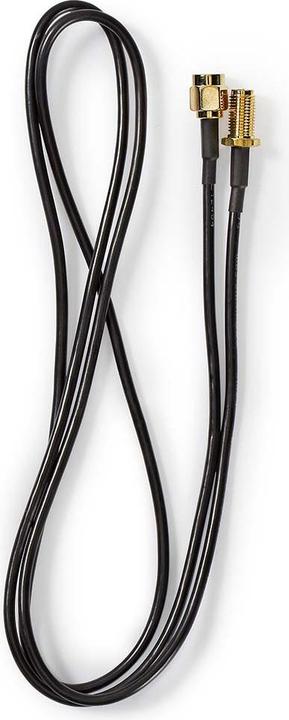 Immagine prodotto Nedis Cavo antenna | RP SMA maschio | RP SMA femmina | Placcato oro | 50 Ohm | Schermato singolo | 1.00 (Cavi antenna)