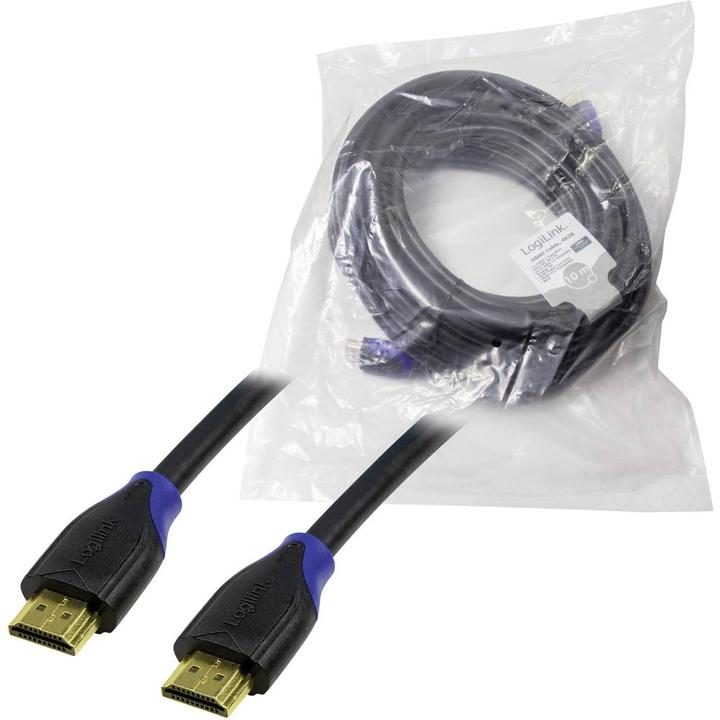 Productafbeelding LogiLink HDMI (Type A) - HDMI (Type A) (10 m, HDMI, 2.0)