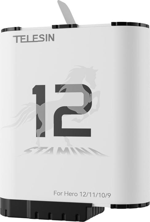 Actual product image Telesin Stamina battery (Hero 10, Hero 9, Hero 12, Hero 11)