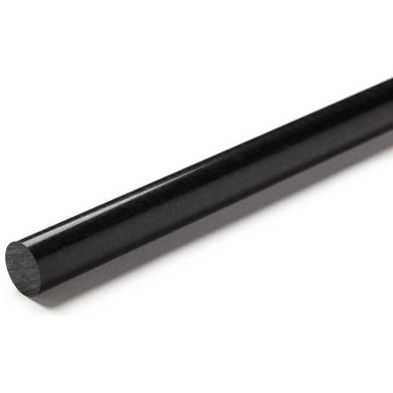 Rs Pro, Profil + Stange, Acetal-Rundstange, Delrin Schwarz 1.42g/cm