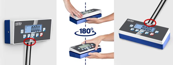 Image du produit Kern Pèse-colis polyvalent avec unité d'évaluation flip/flop pratique pour une utilisation optimale