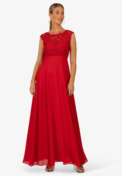Immagine prodotto Kraimod Abito da donna con scollo a V, gonna chiffon e dettaglio traforato (34)