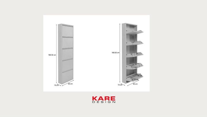 Immagine prodotto Kare Design Caruso (50 x 14 x 170 cm)