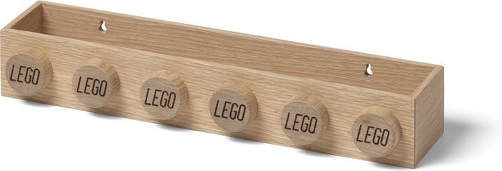 LEGO 1x6 Wooden Book Rack - Oak Soap Treated