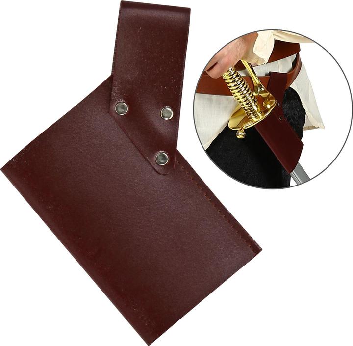 Widmann Porta spada in pelle marrone