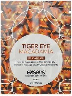Exsens TIGER EYE MACADAMIA Organic Massage Oil with stones (3 ml x 10 szt.)