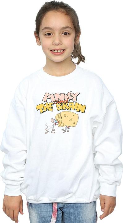Immagine prodotto Universal Textiles Felpa da ragazza Pinky And The Brain Cheese Head (104)