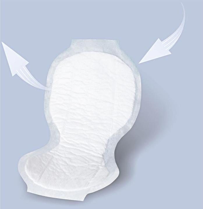Actual product image Seni V Normal fleece pads anatomical 32x62.5cm 4 drops (30 x, Regular)