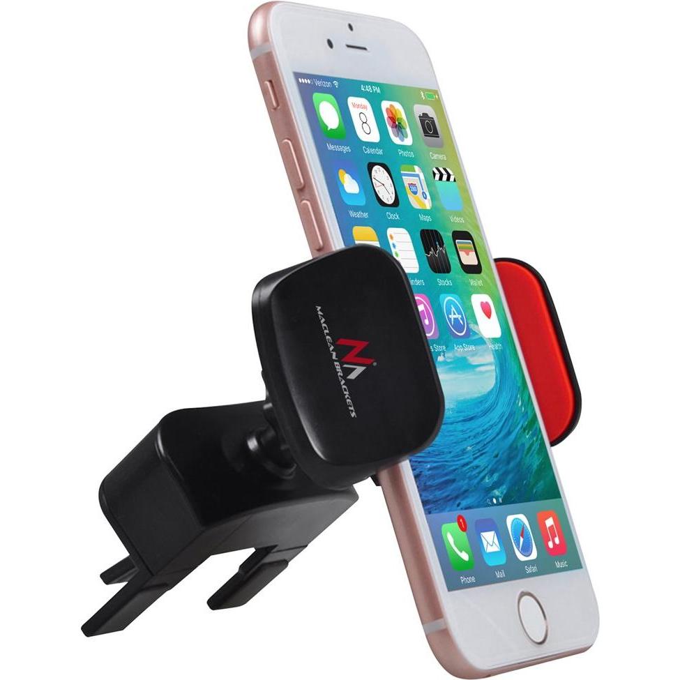 Maclean MC-734 holder Passive holder Mobile phone/Smartphone Black, Smartphone Halterung, Schwarz